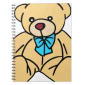 Licht bruin Traditionele Teddy Bear Notitieboek (Voorkant)