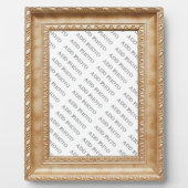 Licht bruin vriendschap Hout Lijst Pic Plaque Fotoplaat (Voorkant)