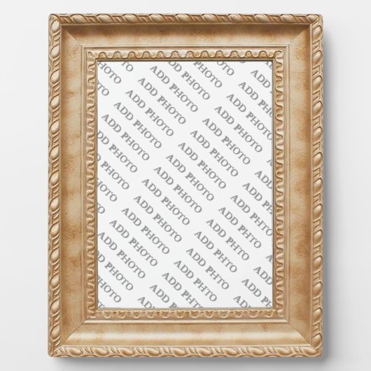 Licht bruin vriendschap Hout Lijst Pic Plaque Fotoplaat (Voorkant)