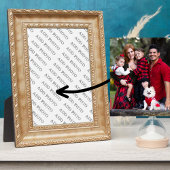 Licht bruin vriendschap Hout Lijst Pic Plaque Fotoplaat