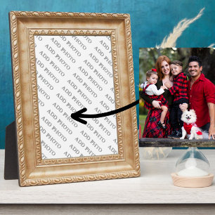 Licht bruin vriendschap Hout Lijst Pic Plaque Fotoplaat