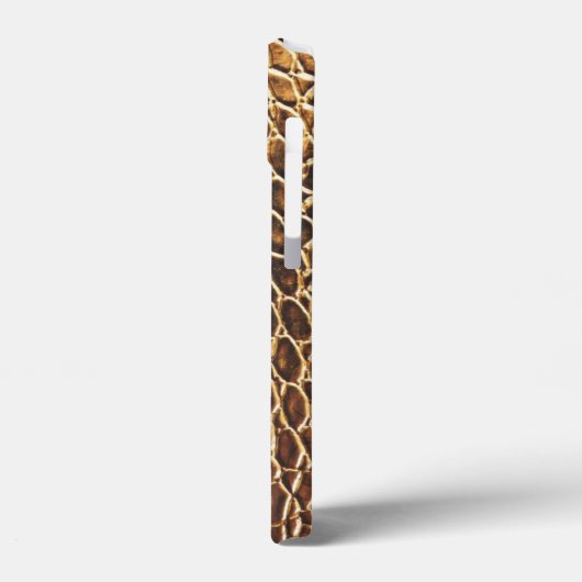 Licht bruine alligator huidafdruk Case-Mate iPhone case (Achterkant / Links)