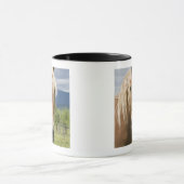 Licht bruine paard mok (Midden)