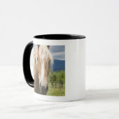 Licht bruine paard mok (Voorkant links)