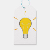 Licht Bulb-creatief idee Cadeaulabel (Voorkant)