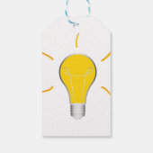 Licht Bulb-creatief idee Cadeaulabel (Achterkant)