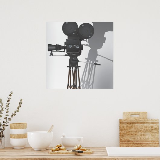 Licht! Camera! Actie! Poster (Keuken)