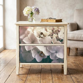Licht Crèmekleurig Lavendel Hydrangea Decoupage Tissuepapier