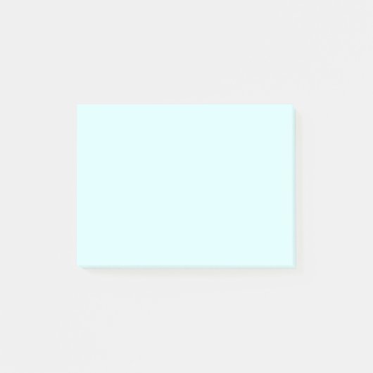 Licht Cyaan Post-it® Notes (Voorkant)