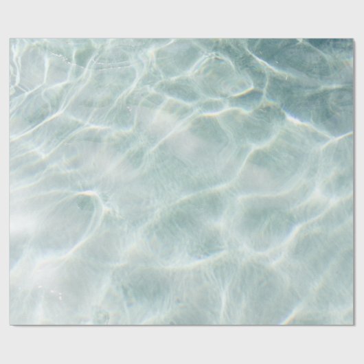 Licht dat overdag wordt weerspiegeld in water cadeaupapier (Vlak)