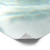 Licht dat overdag wordt weerspiegeld in water poster (Hoek)