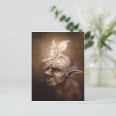 Licht de duisternis briefkaart (Staand voorkant)