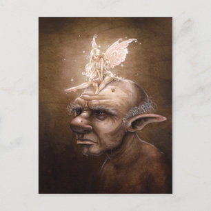 Licht de duisternis briefkaart