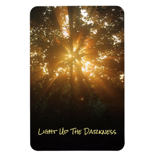 "Licht de duisternis op" Magneet (Verticaal)