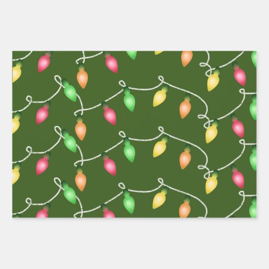 Licht de Feestdagen op papier van 3 vellen (Voorkant)