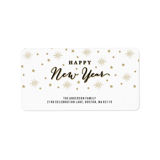 Licht de hemel op | Vakantie-Adresetiketten Etiket (Voorkant)