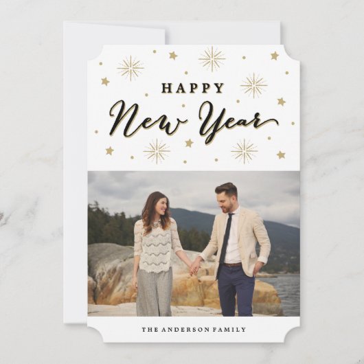 Licht de hemel op | Vakantieknopkaart Feestdagenkaart (Voorkant)