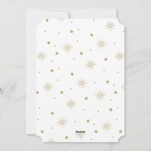 Licht de hemel op | Vakantieknopkaart Feestdagenkaart (Achterkant)