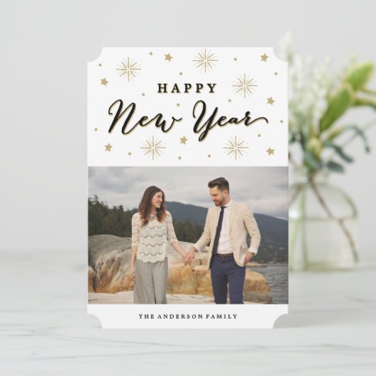 Licht de hemel op | Vakantieknopkaart Feestdagenkaart (Staand voorkant)