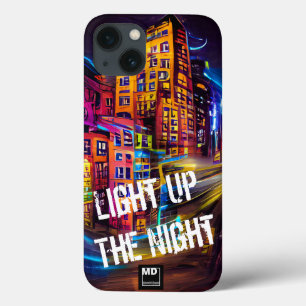 Licht de nacht 1 op - een levendige iPhone kleuren Case-Mate iPhone Case