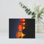 Licht de nacht briefkaart (Staand voorkant)