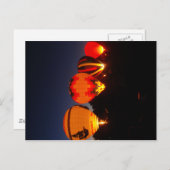 Licht de nacht briefkaart (Voorkant / Achterkant)