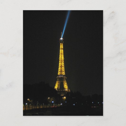 Licht de nacht briefkaart (Voorkant)
