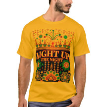 Licht de nacht op: Diwali Illustration Theme