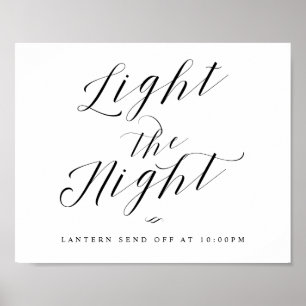Licht de Nachtlantaarn van de Band van de Verzendi Poster
