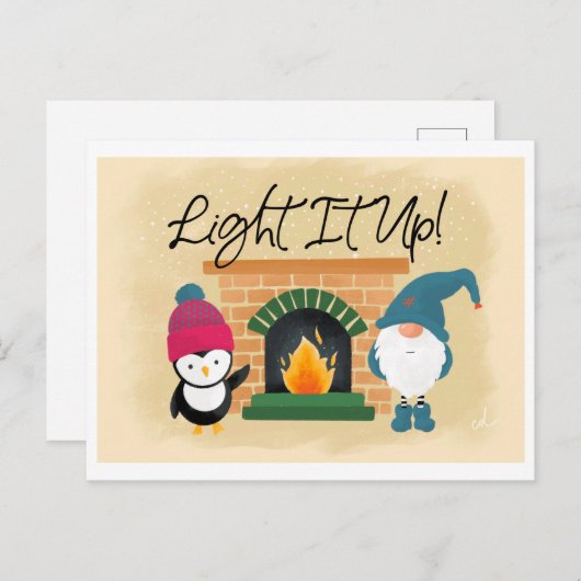 Licht de Vakantiekaart in Briefkaart (Voorkant / Achterkant)