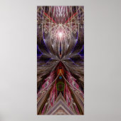 Licht de weg in. Afdrukken Poster (Voorkant)