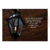 Licht de weg Inspirerend Kaart (Voorkant Horizontaal)