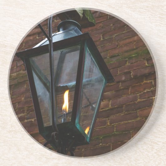 Licht de weg zandsteen onderzetter (Voorkant)