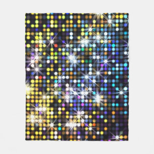 Licht decor: abstracte glamoureuze mode fleece deken
