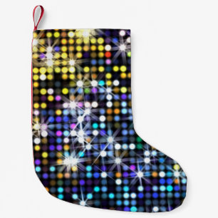 Licht decor: abstracte glamoureuze mode kleine kerstsok