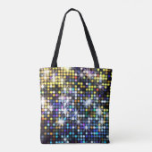 Licht decor: abstracte glamoureuze mode tote bag (Achterkant)