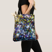 Licht decor: abstracte glamoureuze mode tote bag (Dichtbij)