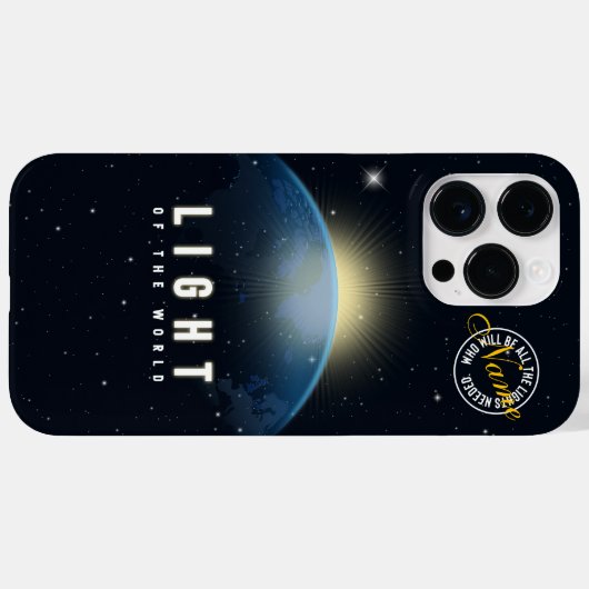 Licht der Wereld | Case-Mate iPhone Case (Achterkant (horizontaal))
