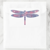 Licht Dikke Dragonfly Starscape Sticker (Tas)