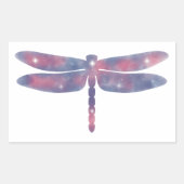Licht Dikke Dragonfly Starscape Sticker (Voorkant)