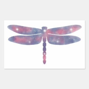Licht Dikke Dragonfly Starscape Sticker