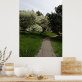 Licht, donker en tegenovergestelde kanten poster (Keuken)