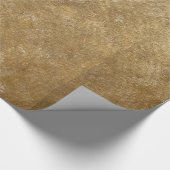 Licht Donker Goud Blends Wrapping Paper Cadeaupapier (Hoek)