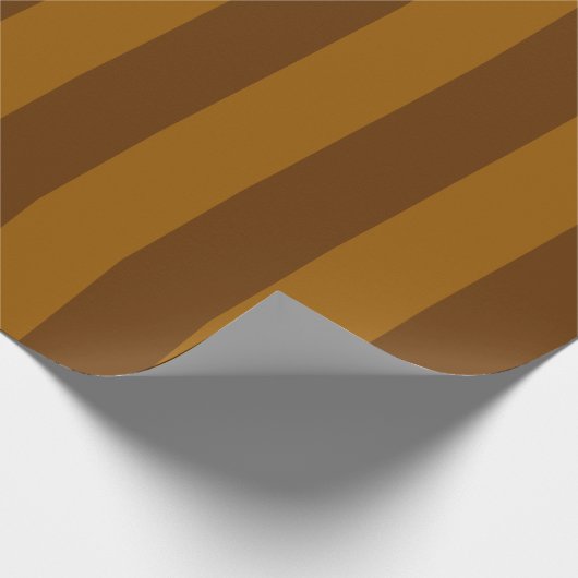 Licht donkerbruin deel half zijdes ontwerp cadeaupapier (Hoek)