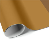 Licht donkerbruin deel half zijdes ontwerp cadeaupapier (Rol Hoek)