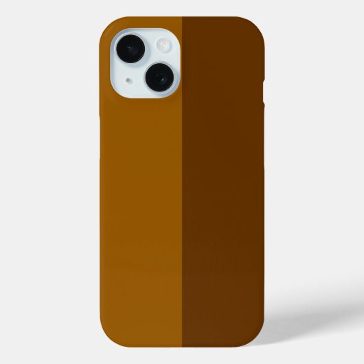 Licht donkerbruin deel half zijdes ontwerp Case-Mate iPhone case (Achterkant)