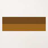 Licht donkerbruin deel half zijdes ontwerp yogamat (Achterkant (horizontaal))