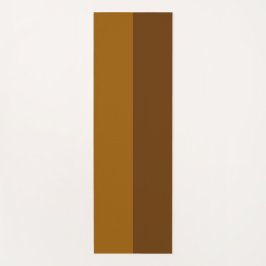 Licht donkerbruin deel half zijdes ontwerp yogamat