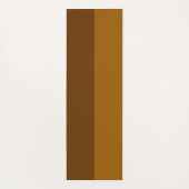 Licht donkerbruin deel half zijdes ontwerp yogamat (Achterkant)