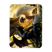 Licht donkere engel demon verboden liefde kunst magneet (Verticaal)